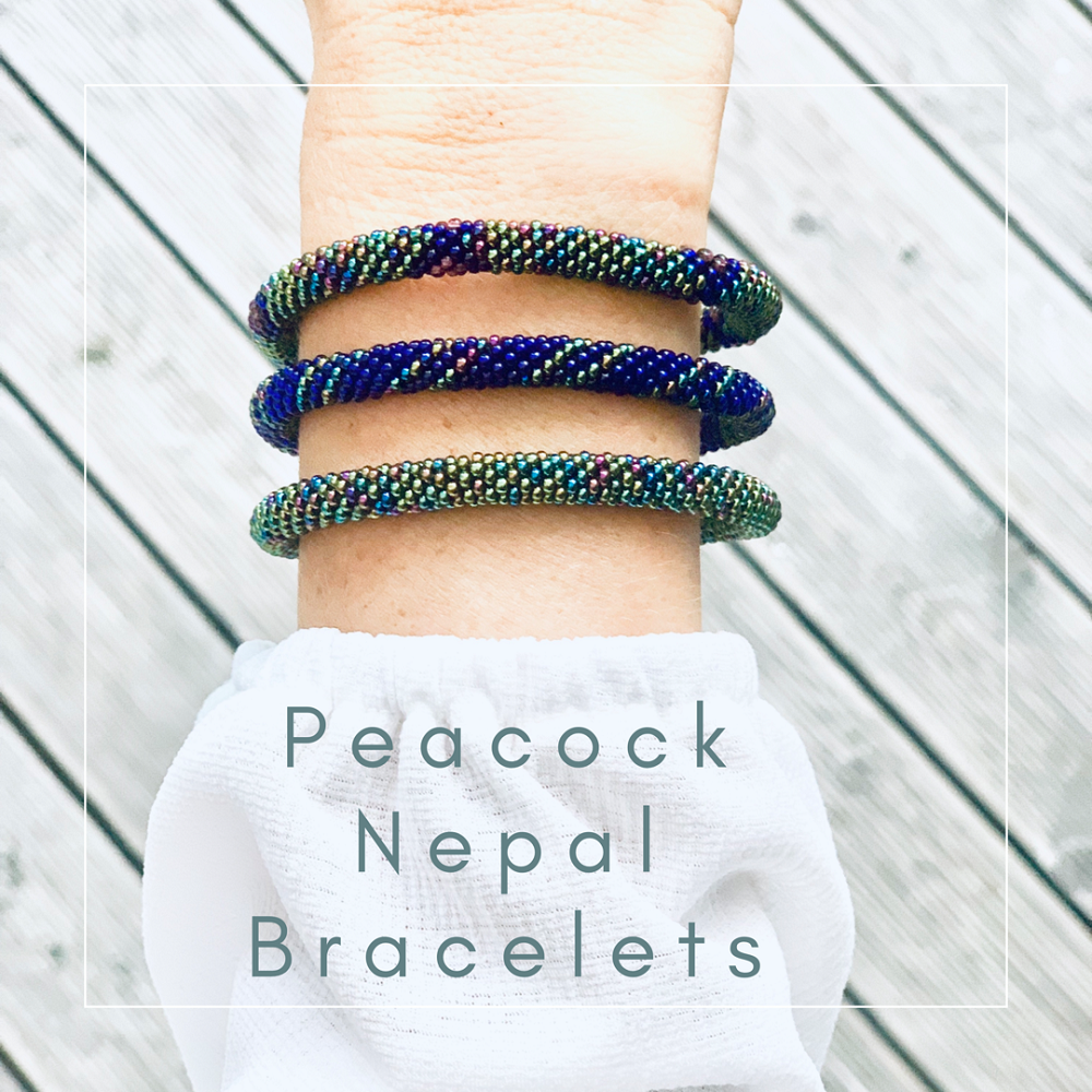 Nepal Armband 3/SET - Peacock
