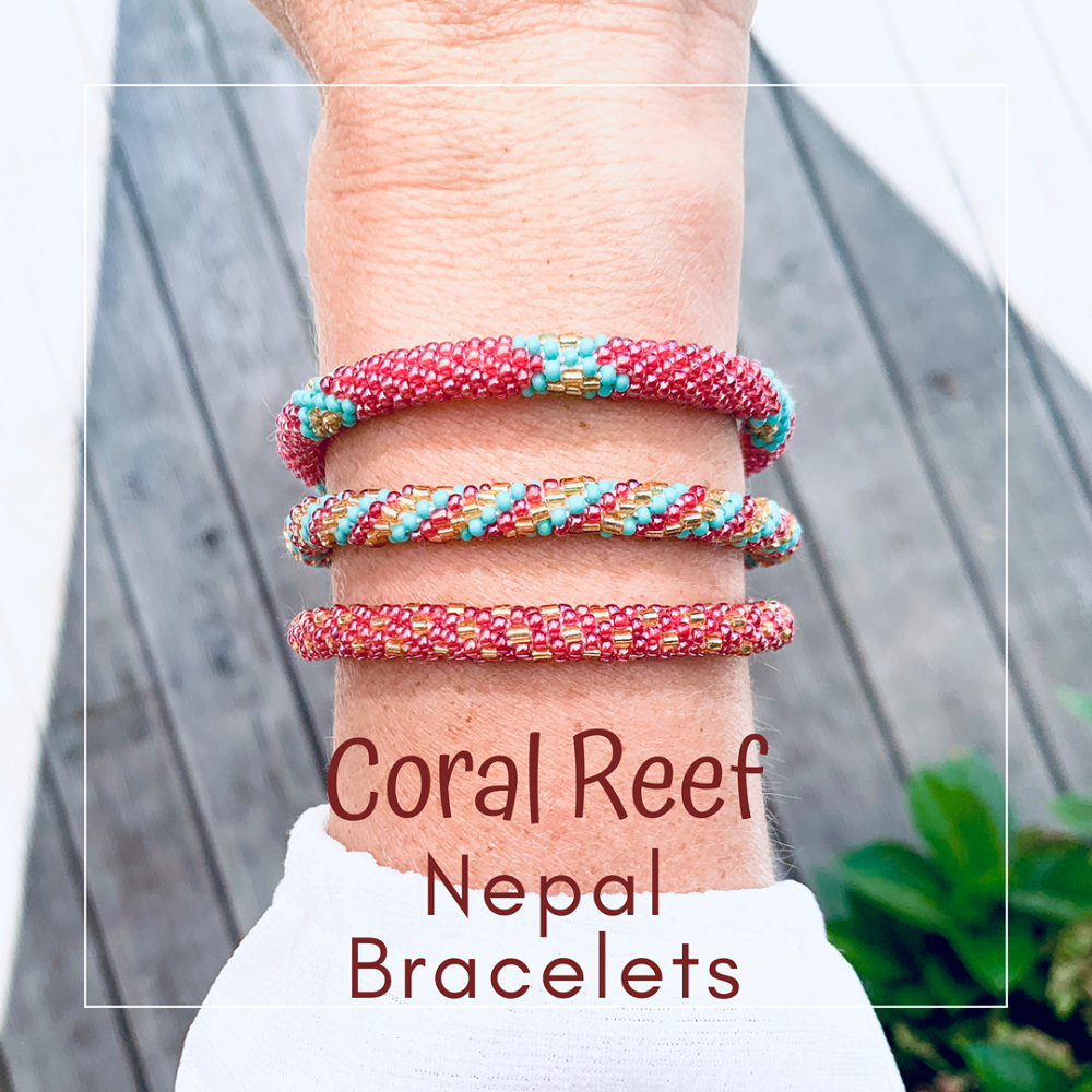 Nepal Armband 3/SET - Coral Reef