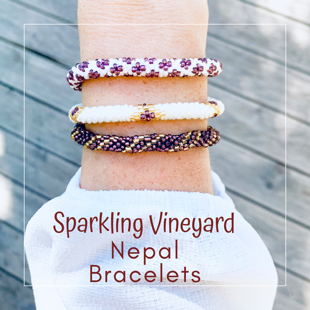 Nepal Armband 3/SET - Sparkling Vineyard