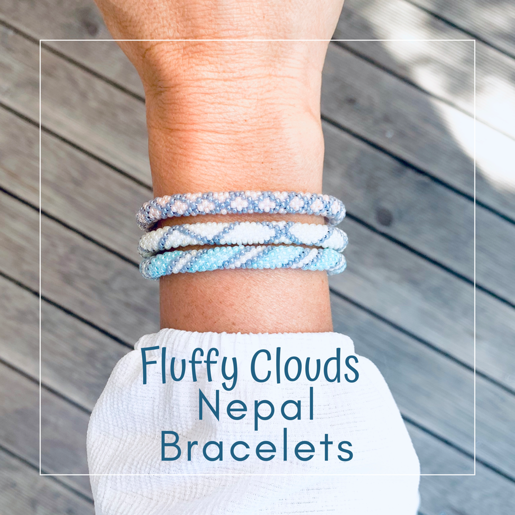 Nepal Armband 3/SET - Fluffy Clouds